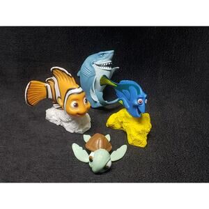 Disney Pixar Finding Nemo Play Figurines Cake Topper Decor Dory Squirt Bruce